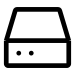 Hard Drive SVG Icon